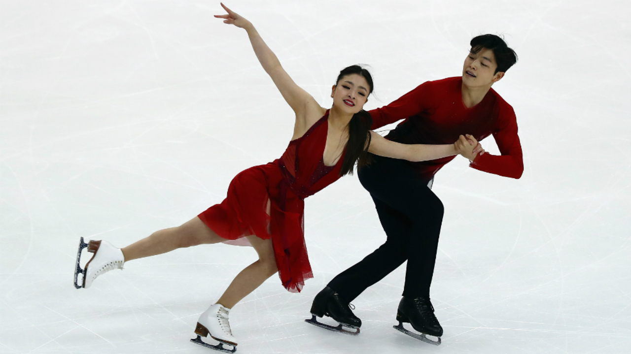 nearly nude ice dancers cast of angel naked